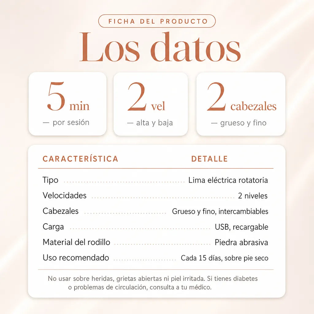 Removedor De Callos Recargable