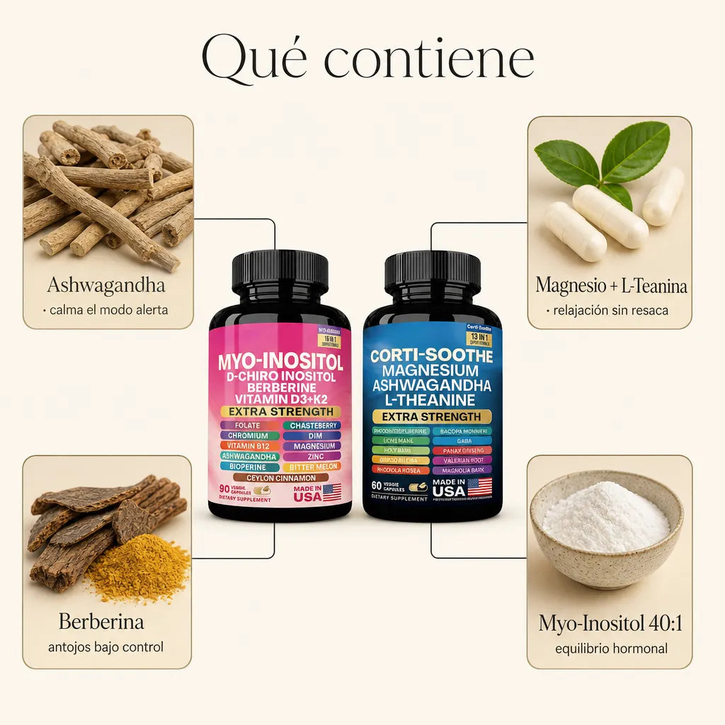 Combo Inositol y Cortisol