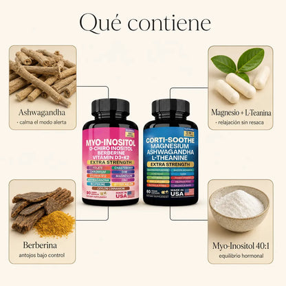 Combo Inositol y Cortisol