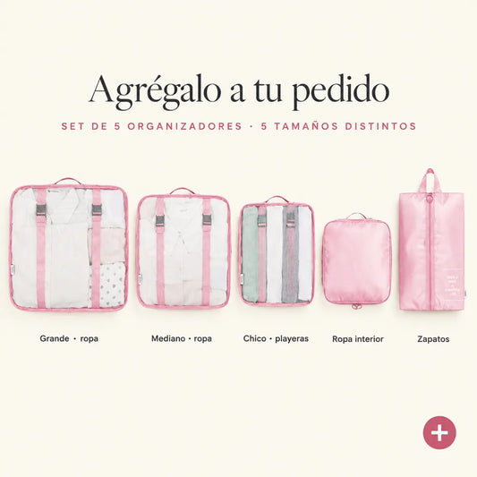 Upsell Set De Organizadores De Viaje 5 En 1