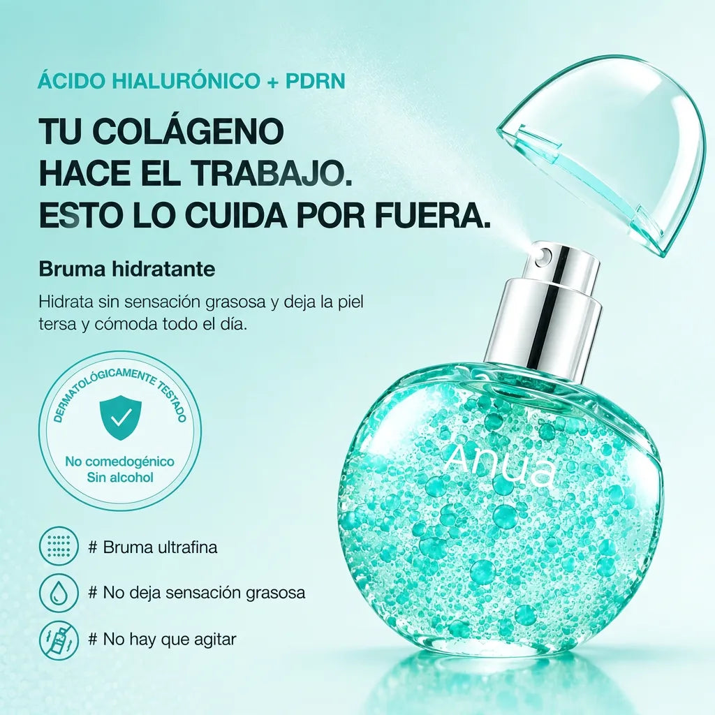 Upsell Sérum Spray Hidratante ANUA · Ácido Hialurónico + PDRN
