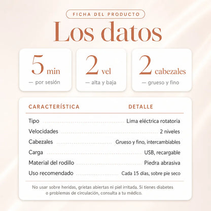 Removedor De Callos Recargable
