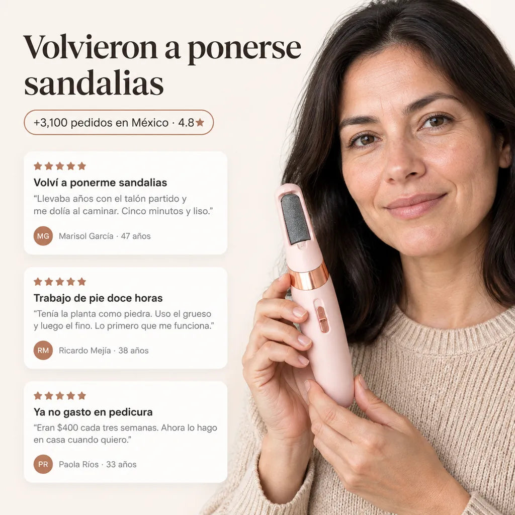 Removedor De Callos Recargable
