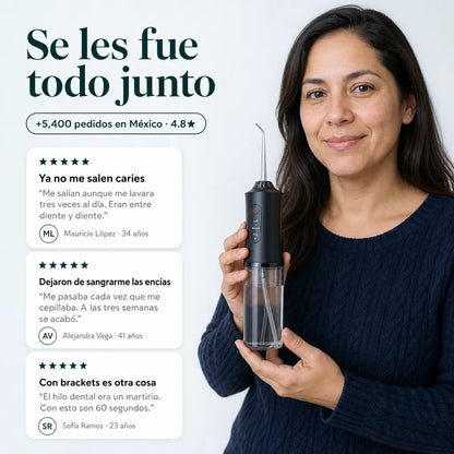 Irrigador Bucal Limpiador De Dientes + Regalo